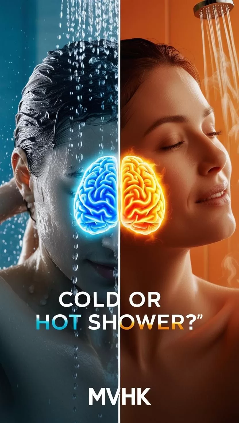 Cold showers improve brain focus