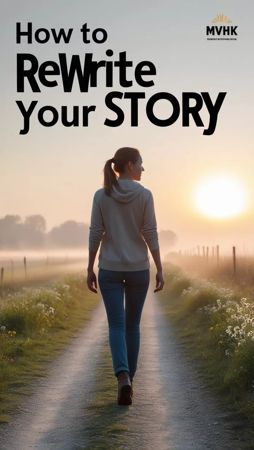 Sunrise walk symbolizing rewriting your life story