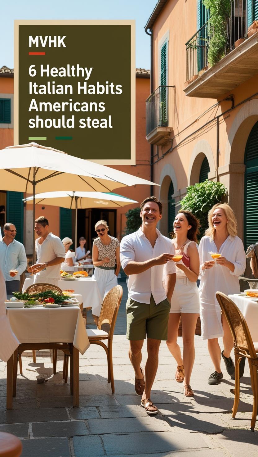 Italians eating outdoors, walking through piazza, Mediterranean lifestyle