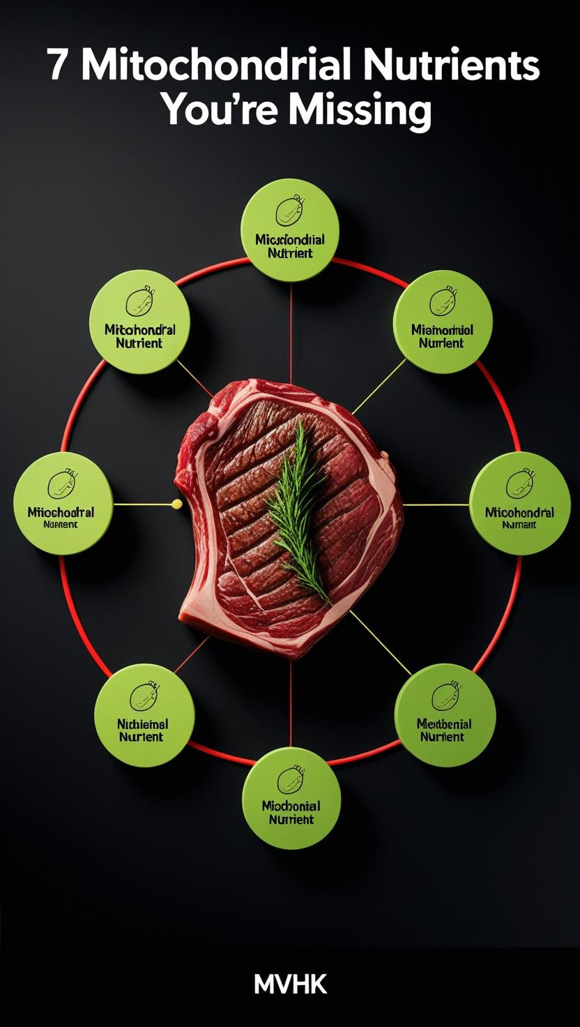 List of nutrients found in animal protein that support mitochondrial health