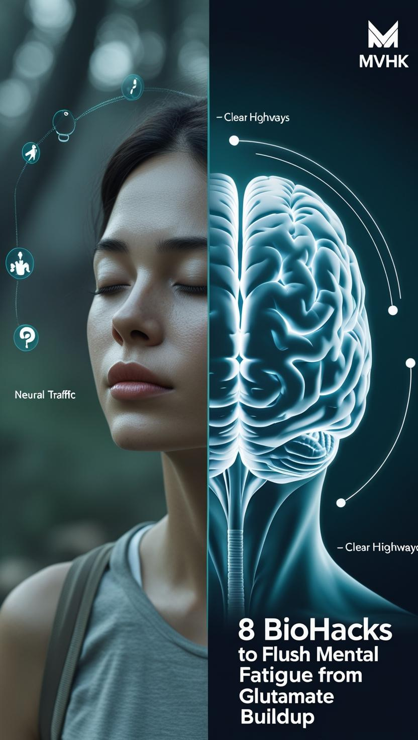 Woman walking without phone brain detox, vagus nerve breathing, coffee nap guide