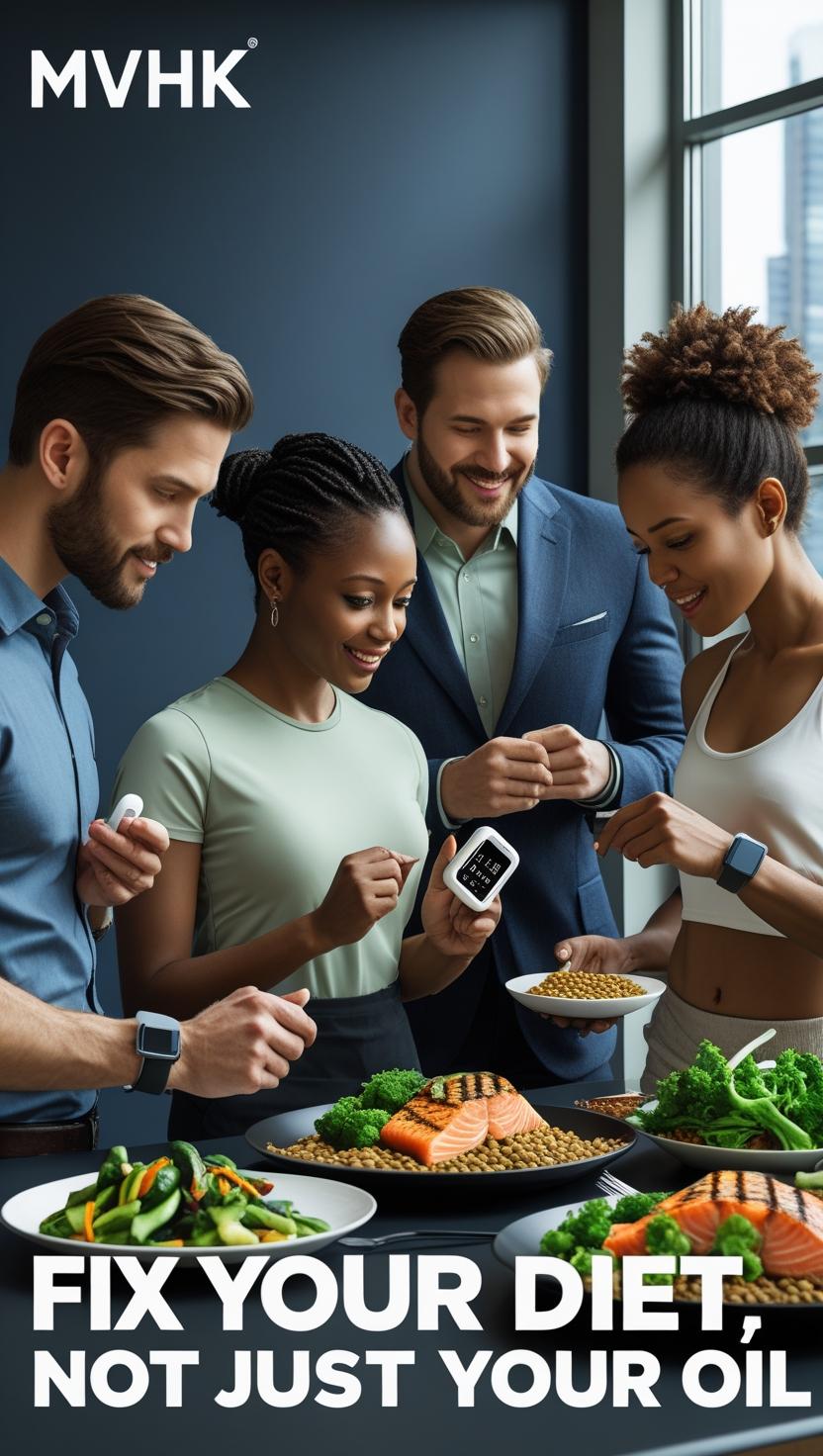 Professional eating whole food meal while tracking glucose