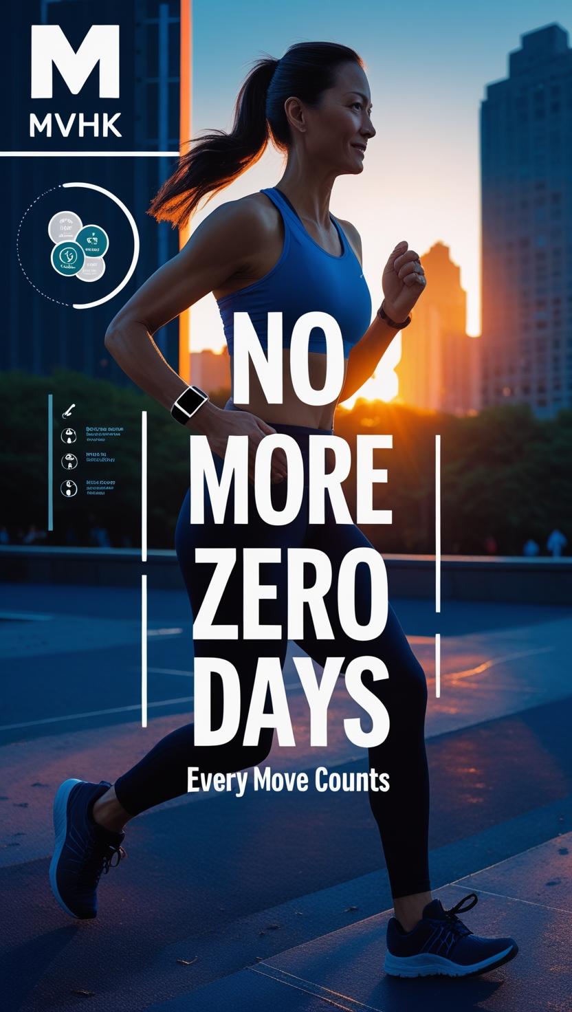 Woman walking in park tracking micro-workout with smartwatch