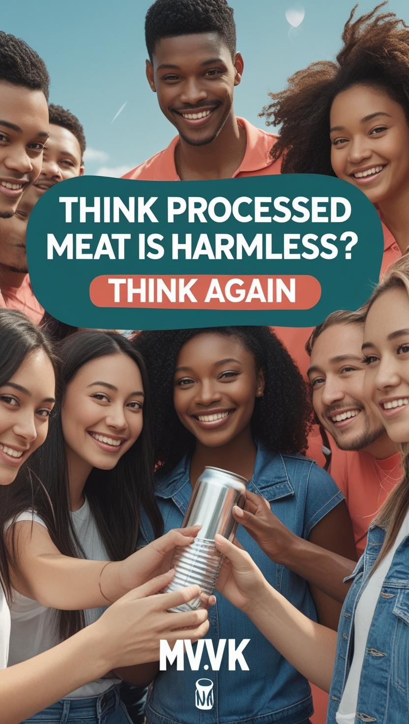 “Infographic showing risks of processed meats & sugary drinks”