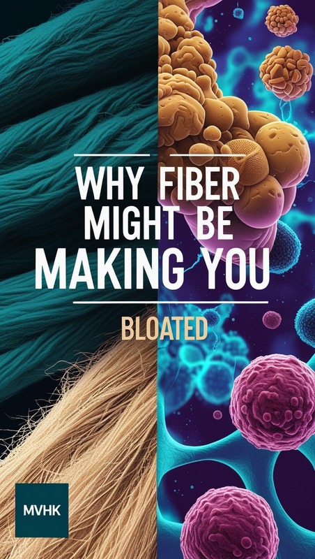 Woman holding stomach with microbiome wearable overlay