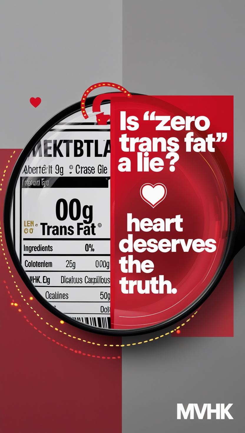 Close-up of a food label showing hidden trans fat sources