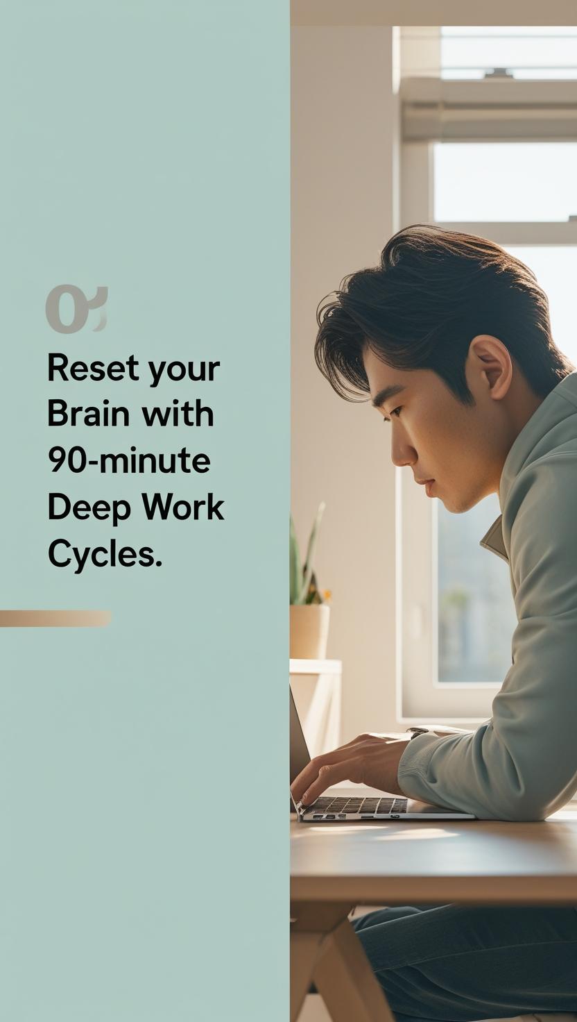 90-Minute Deep Work Routine for Circadian Productivity