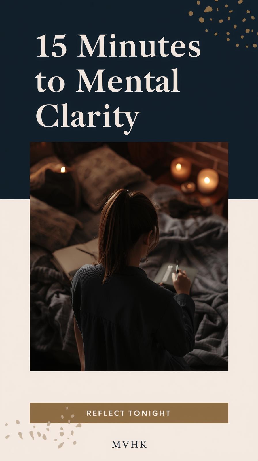 Woman journaling by evening light for Naikan reflection practice