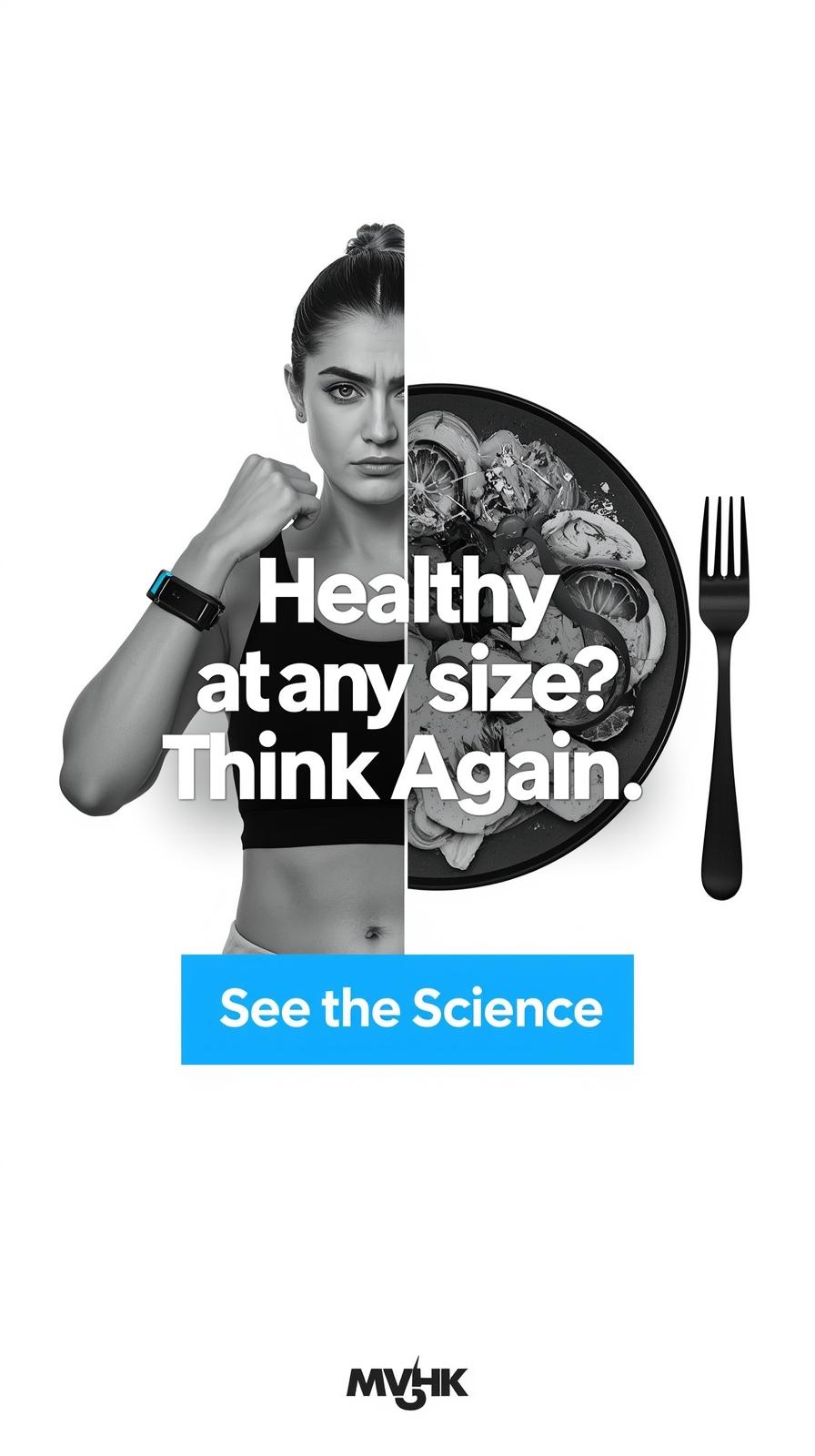 plate with different food items and women wearing smart watch