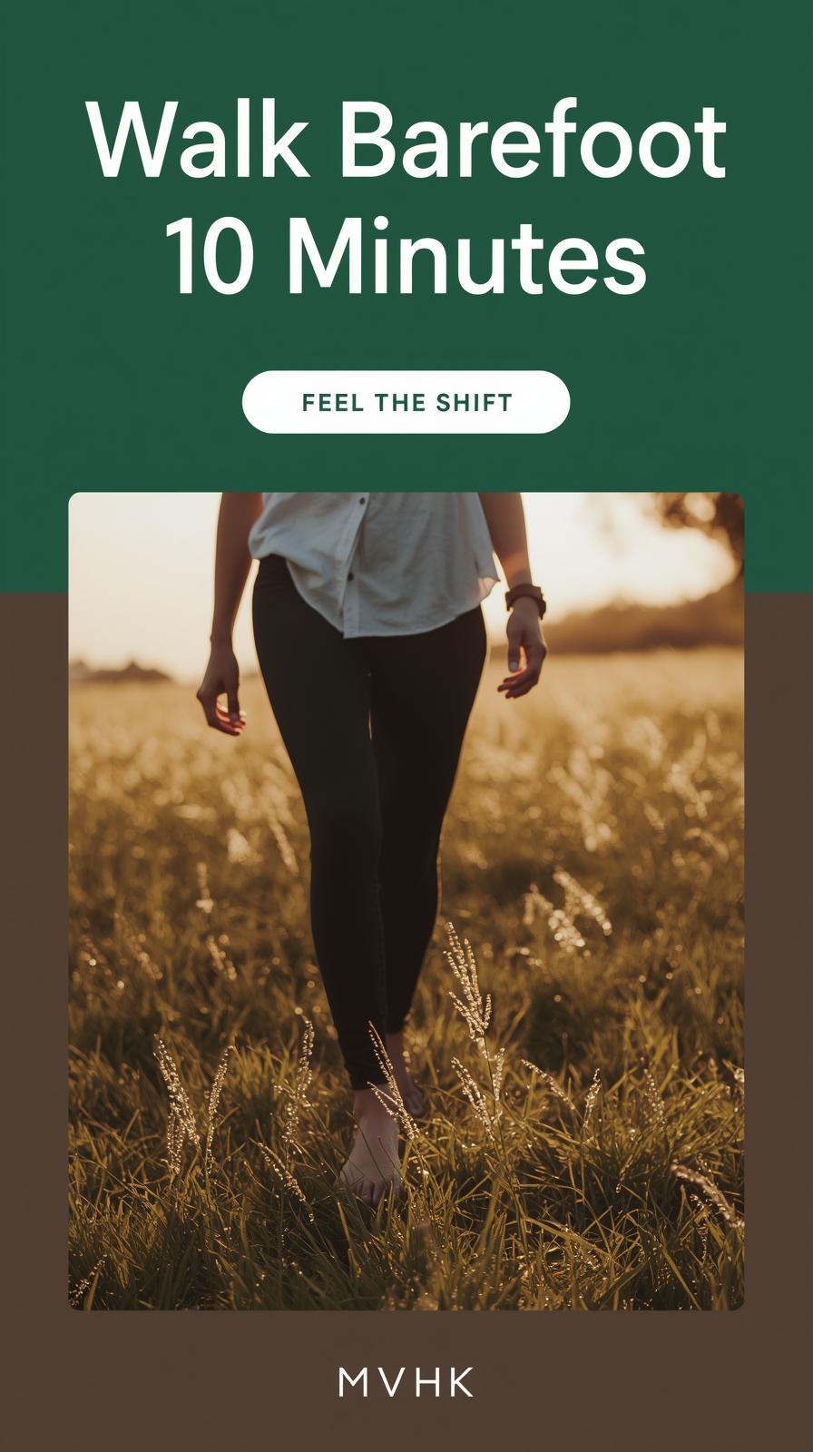 somebody is walking and wearing barefoot