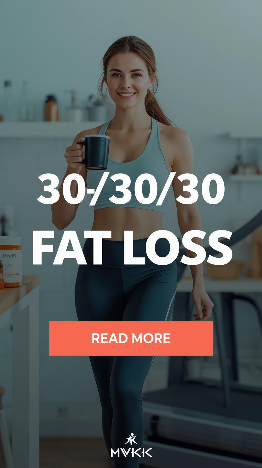 Woman doing steady-state cardio after protein breakfast using the 30-30-30 fat loss method