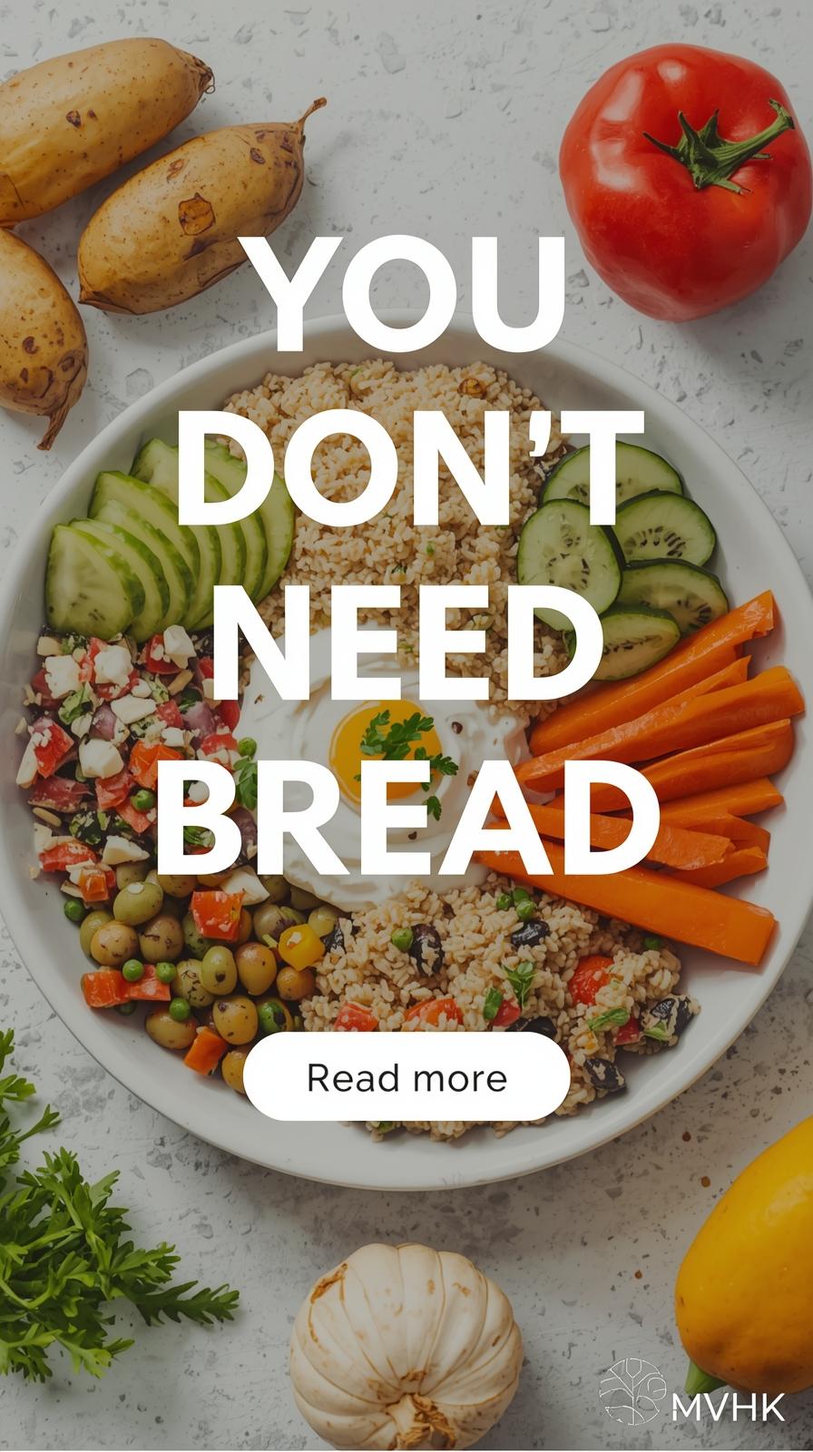 Whole-food carb alternatives to bread for longevity and metabolic health