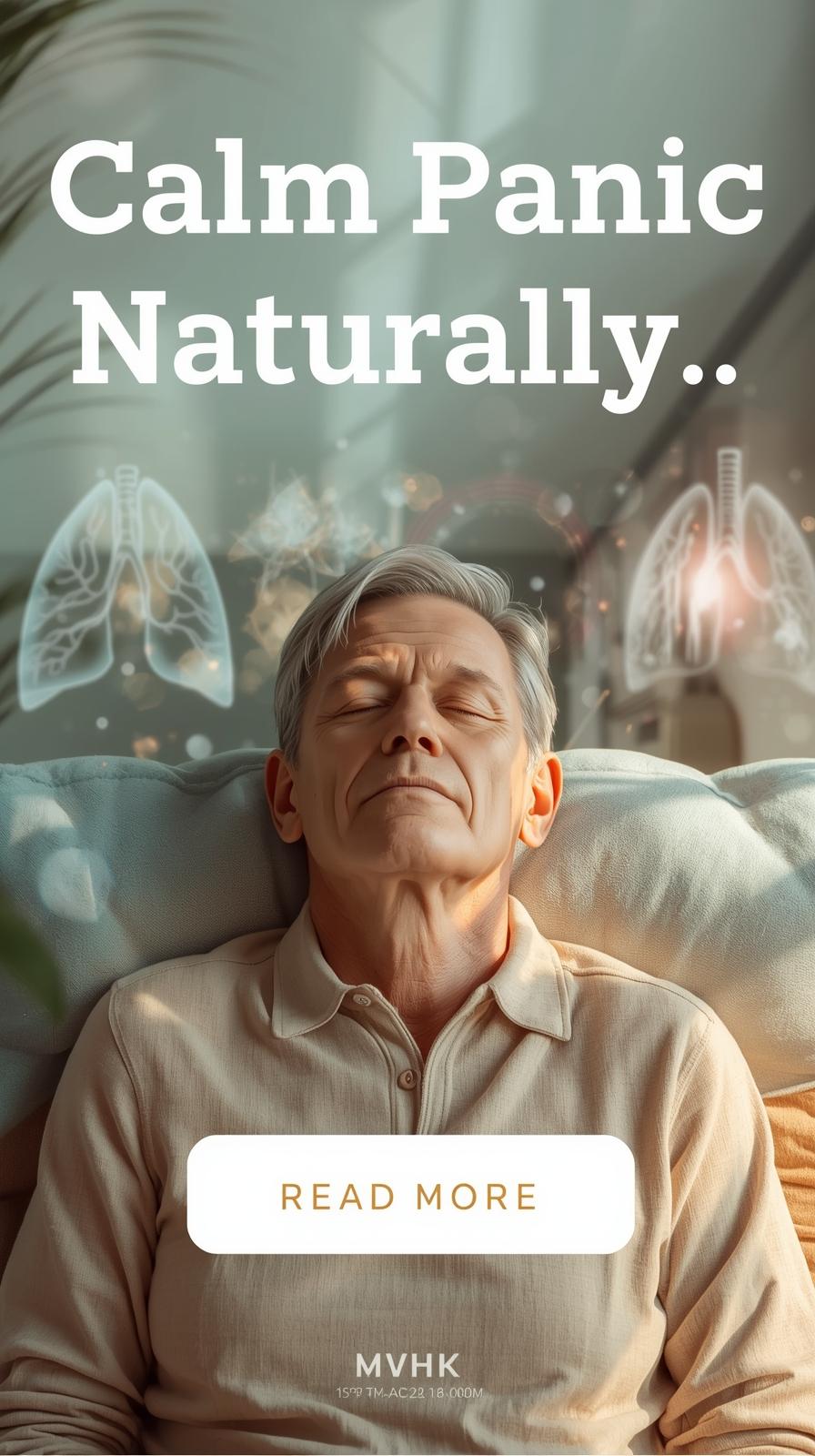 Calm breathing practice illustrating CO₂ tolerance training for panic relief