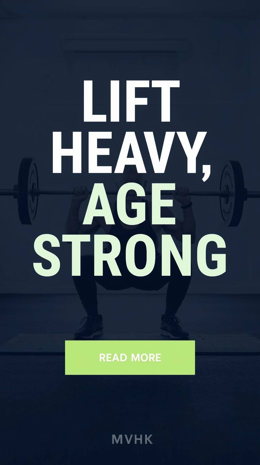Older adult performing heavy strength training for longevity and blood sugar control