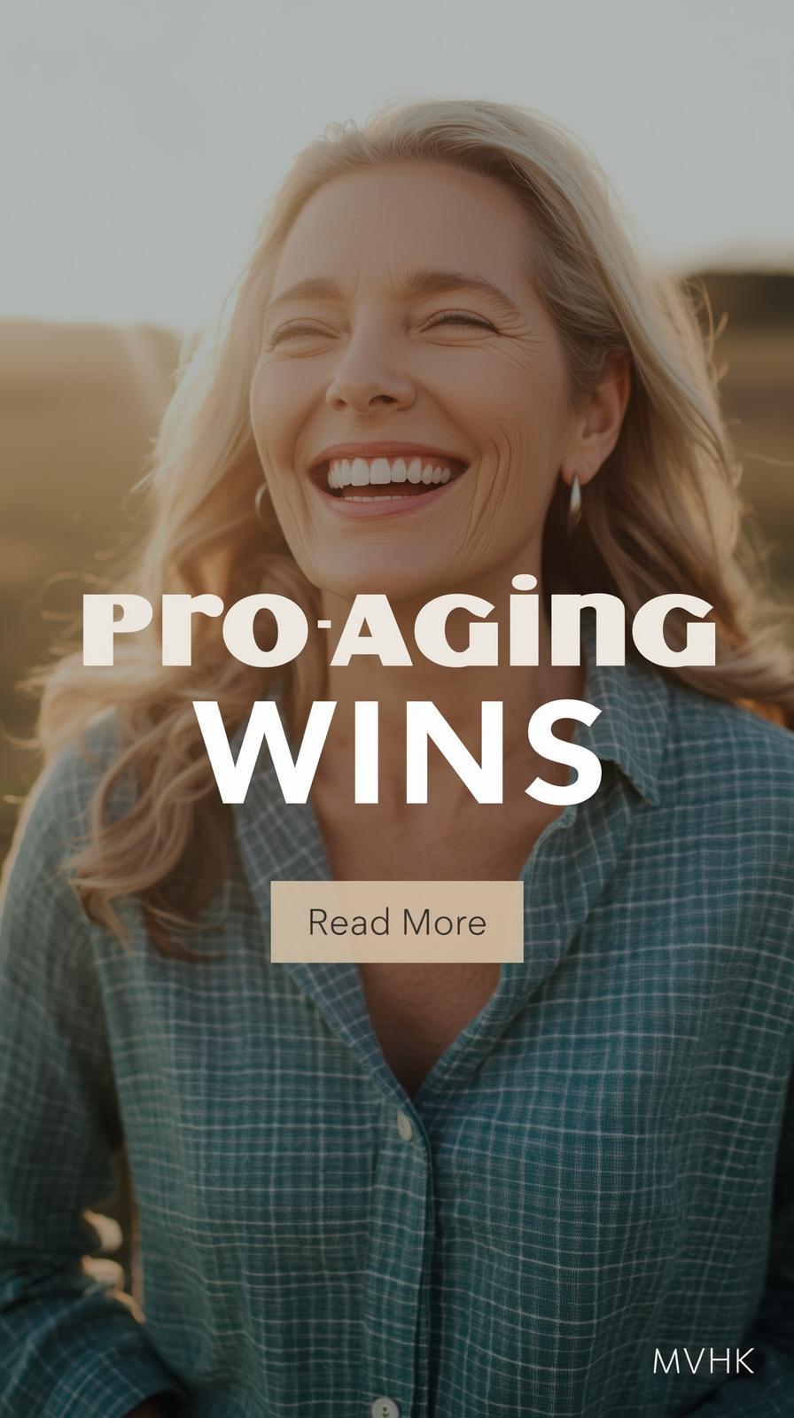 Confident woman over 50 embracing pro-aging mindset and natural beauty