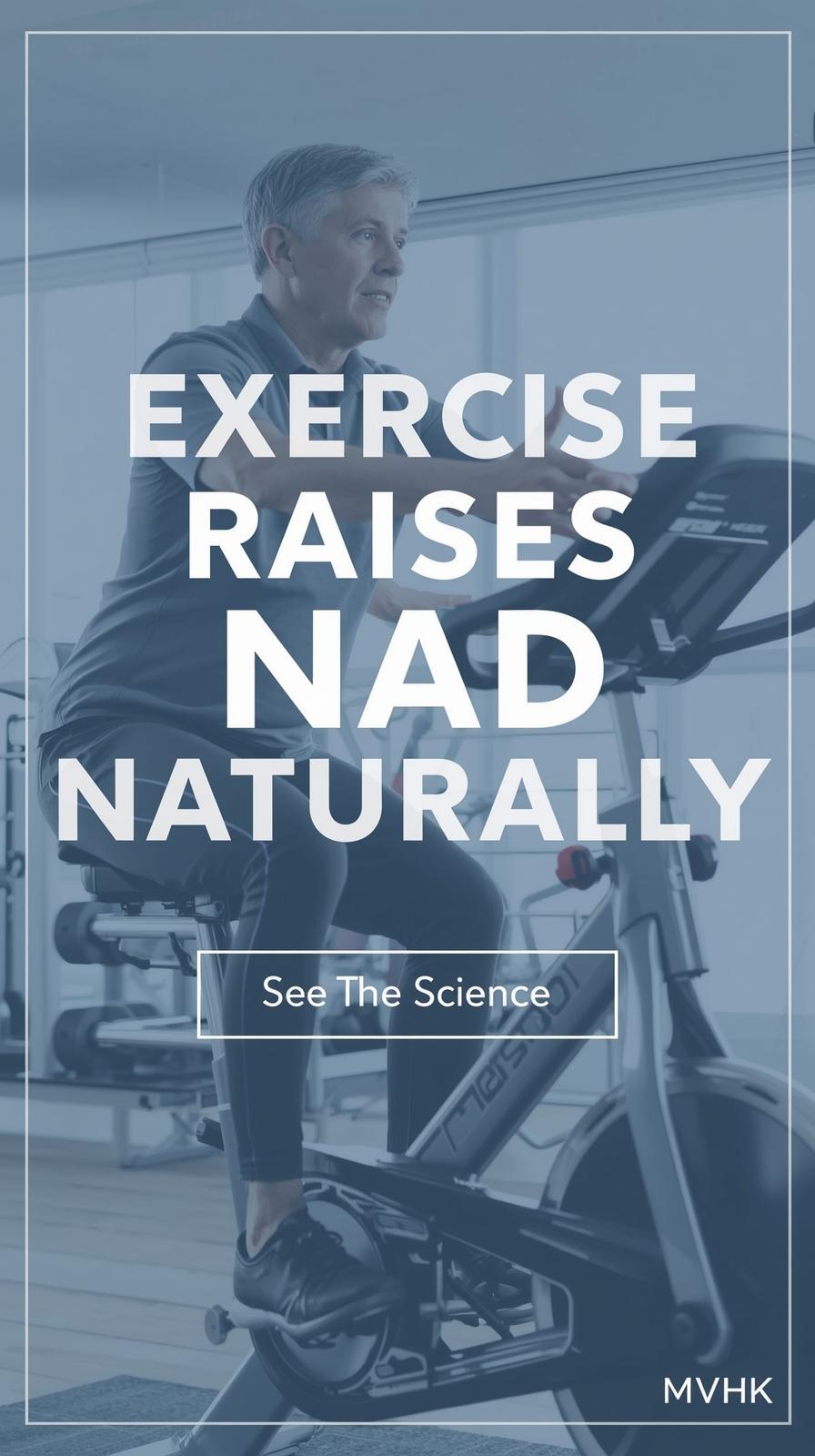 Middle-aged adult doing aerobic exercise to boost NAD levels naturally