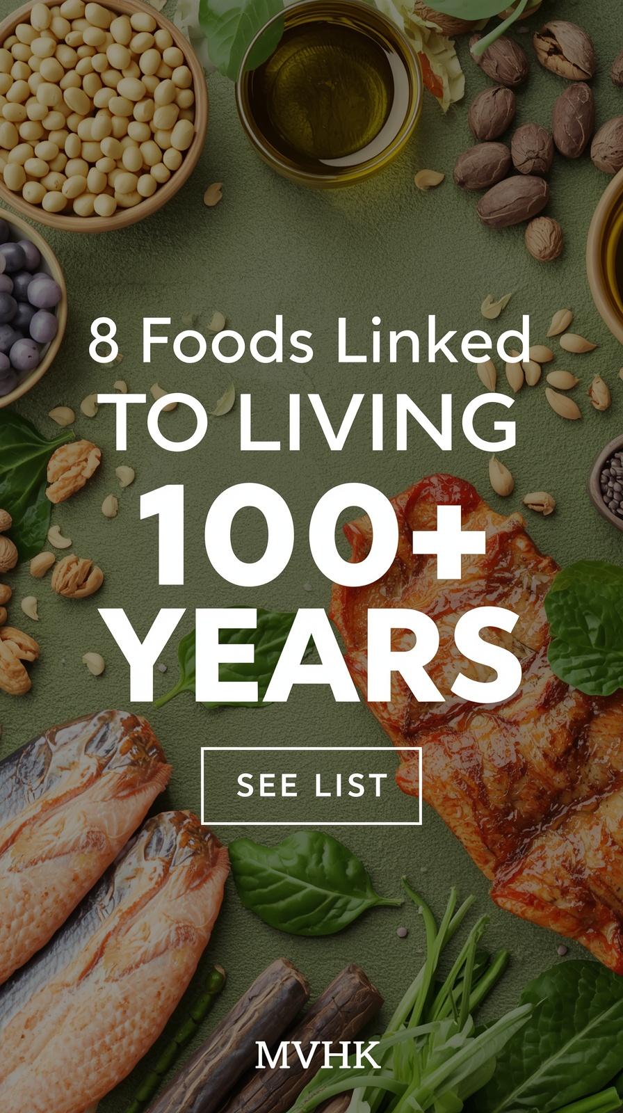 Mediterranean longevity foods including legumes fish olive oil and vegetables on table