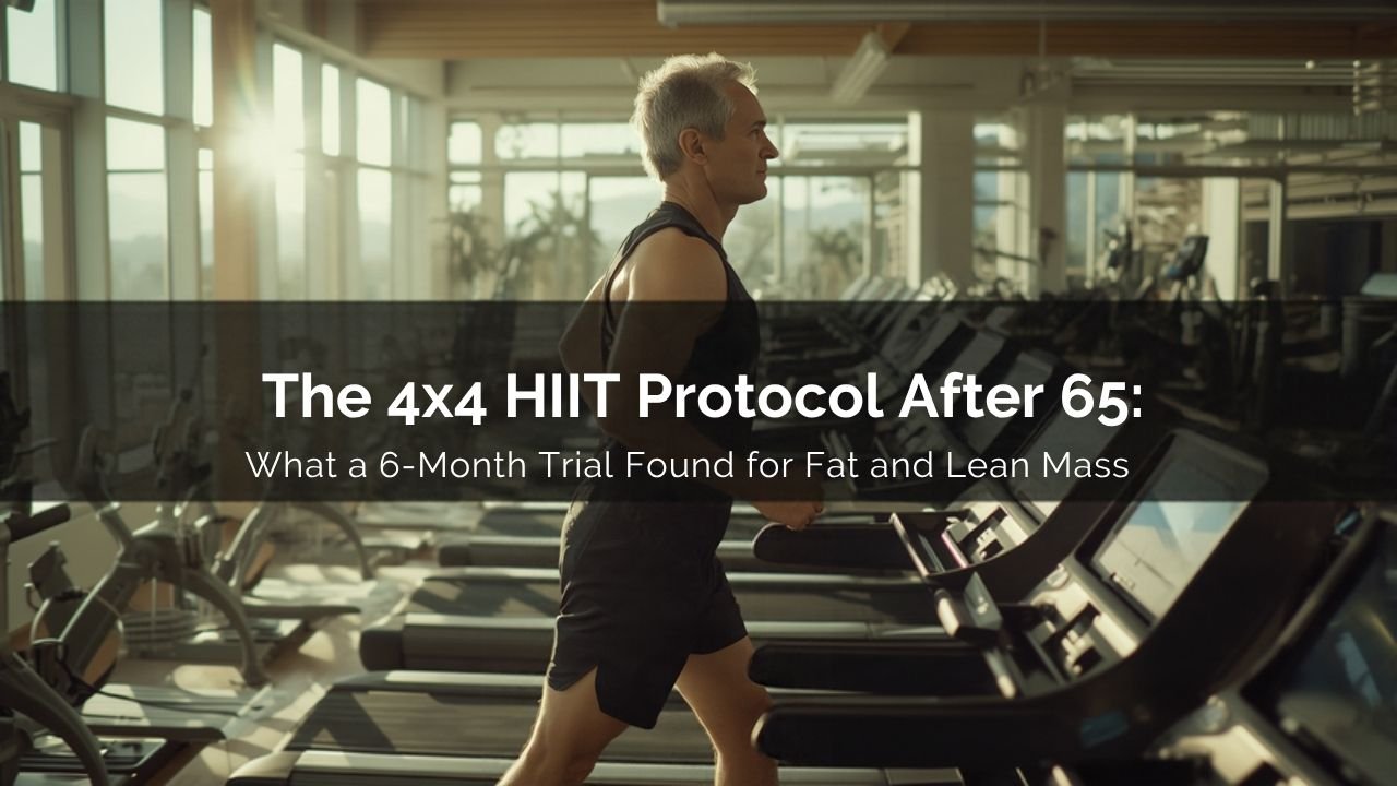 The 4x4 HIIT Protocol After 65: What a 6-Month Trial Found for Fat and Lean Mass